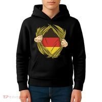 Germany Flag Hero Kids Hoodie thumb 4