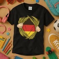 Germany Flag Hero Kids T-Shirt thumb 3