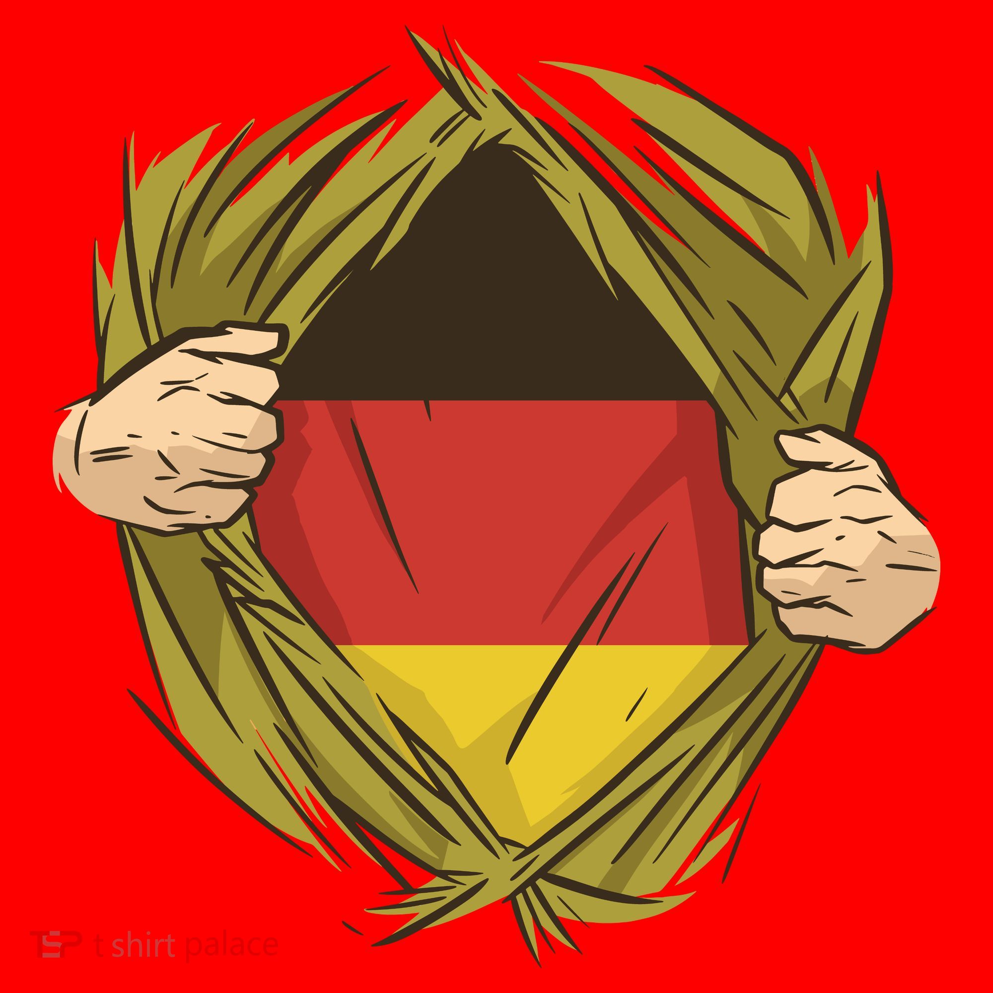 Germany Flag Hero Santa Hat