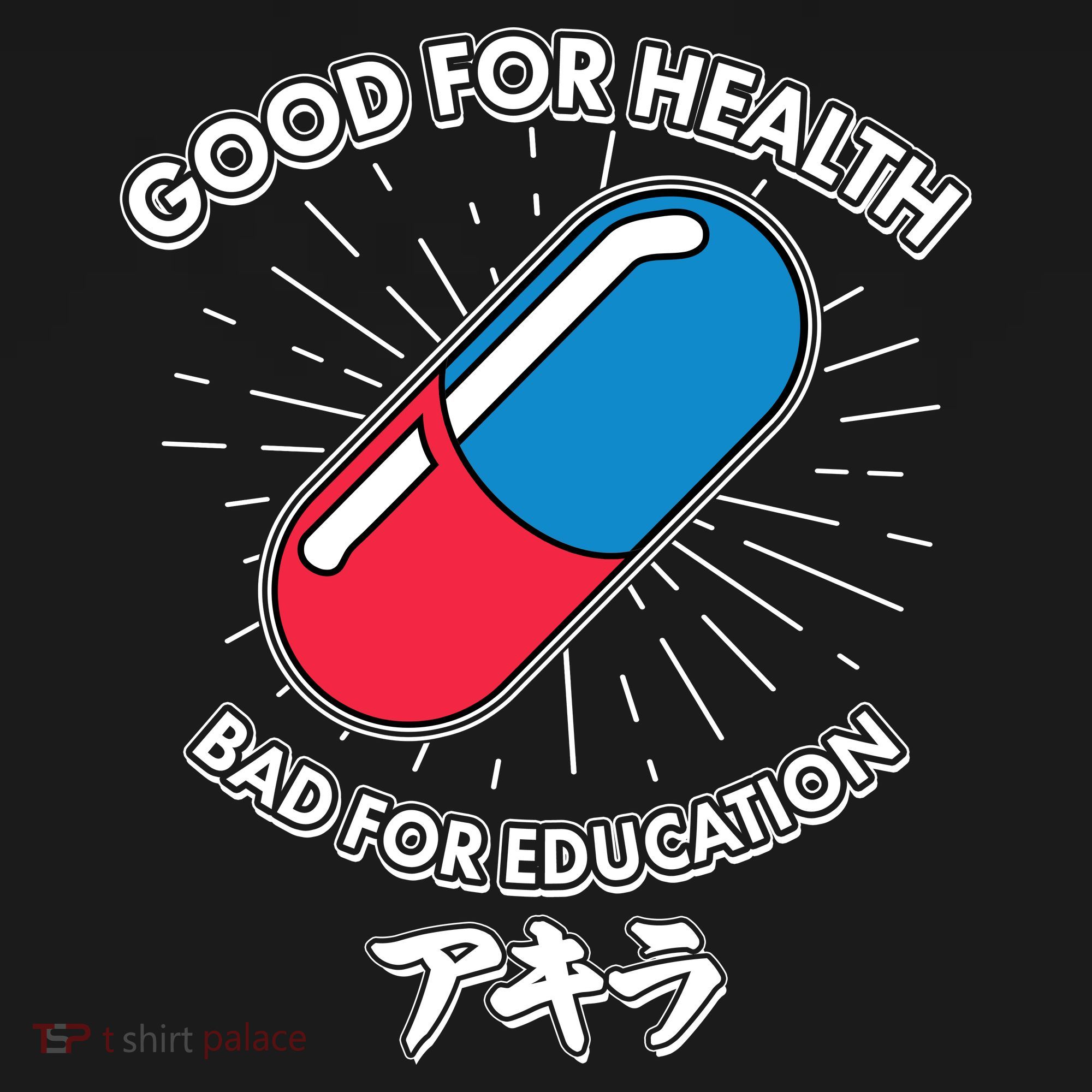 Good For Health Bad For Education Logo Anime Fan Bucket Hat