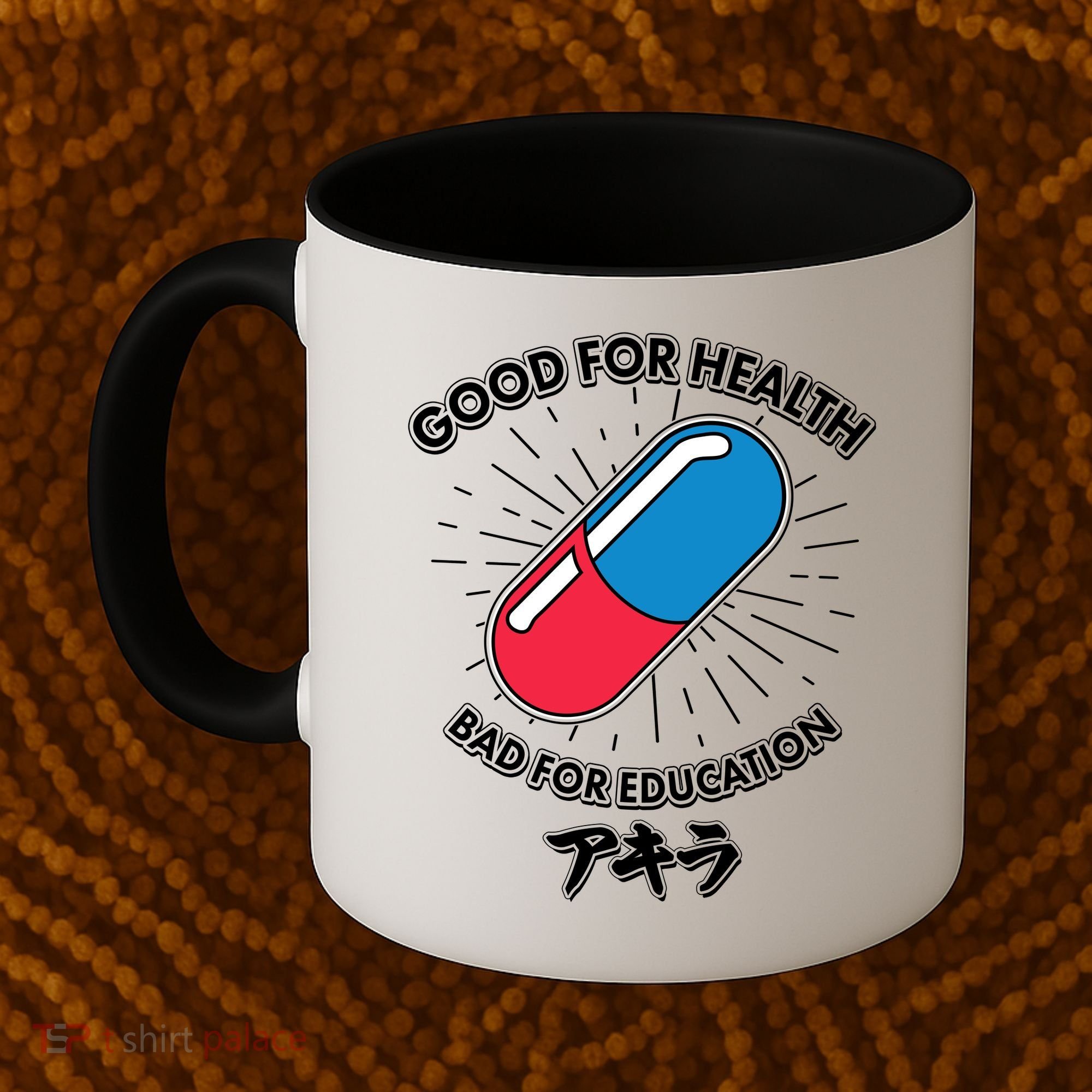Good For Health Bad For Education Logo Anime Fan Coffee Mug