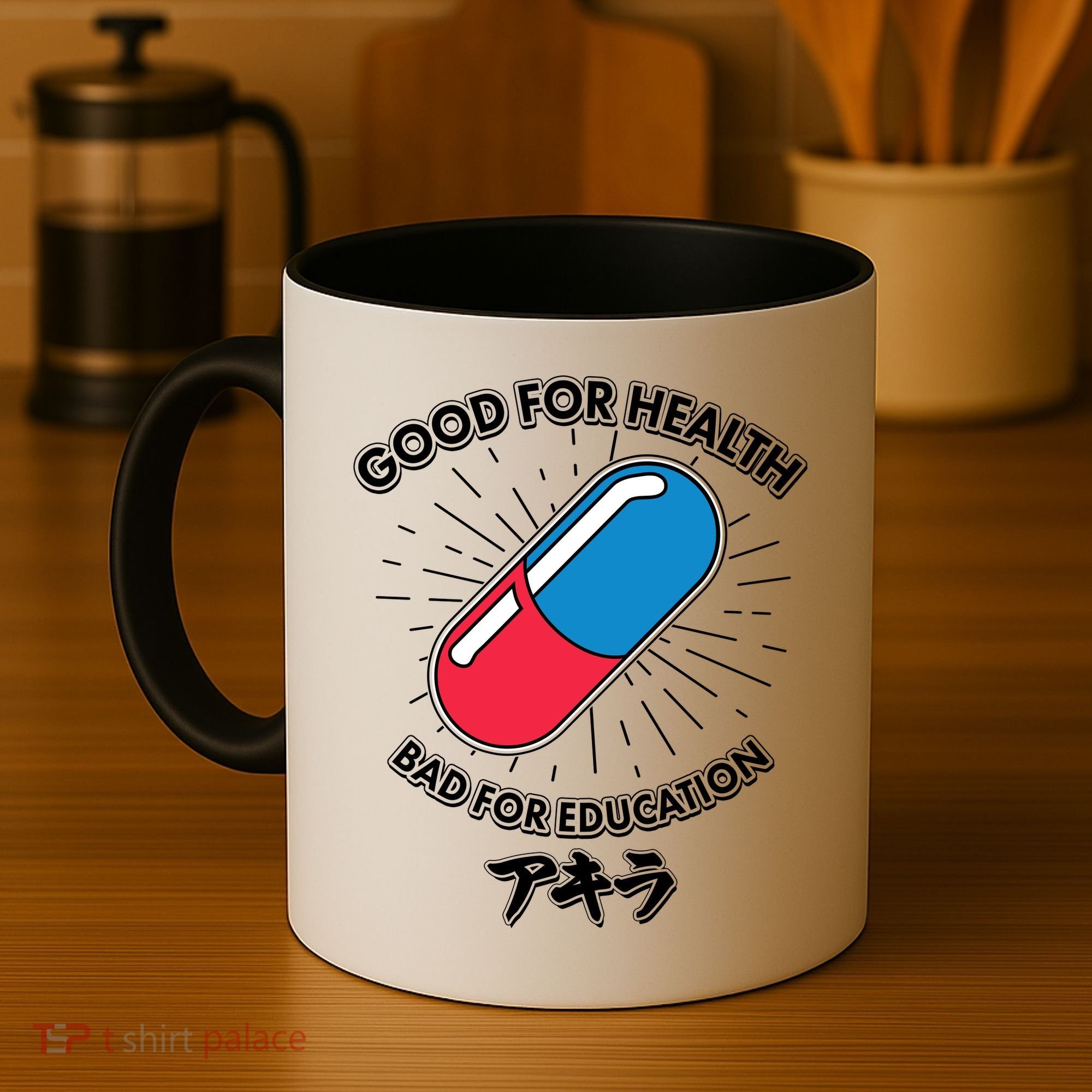 Good For Health Bad For Education Logo Anime Fan Coffee Mug
