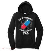 Good For Health Bad For Education Logo Anime Fan Women's Hoodie thumb 0