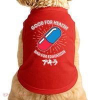 Good For Health Bad For Education Logo Anime Fan Doggie Tank thumb 0