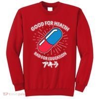 Good For Health Bad For Education Logo Anime Fan Sweatshirt thumb 0
