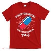 Good For Health Bad For Education Logo Anime Fan T-Shirt thumb 0