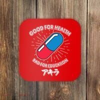 Good For Health Bad For Education Logo Anime Fan Coaster thumb 0