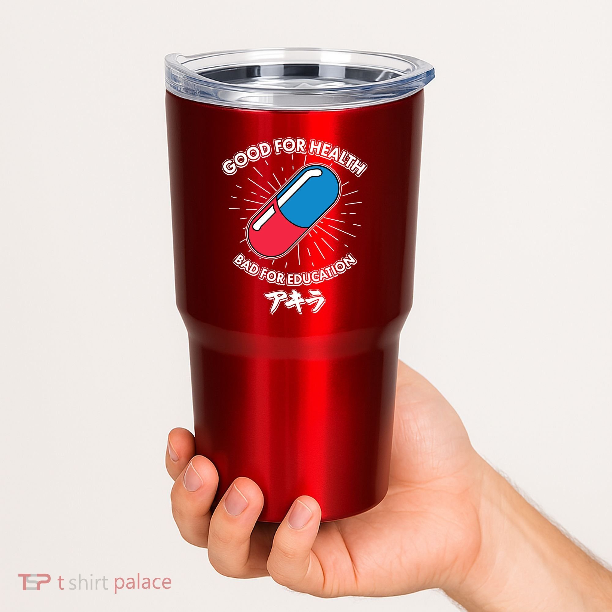Good For Health Bad For Education Logo Anime Fan Tumbler