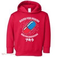 Good For Health Bad For Education Logo Anime Fan Toddler Hoodie thumb 0