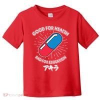 Good For Health Bad For Education Logo Anime Fan Toddler T-Shirt thumb 0