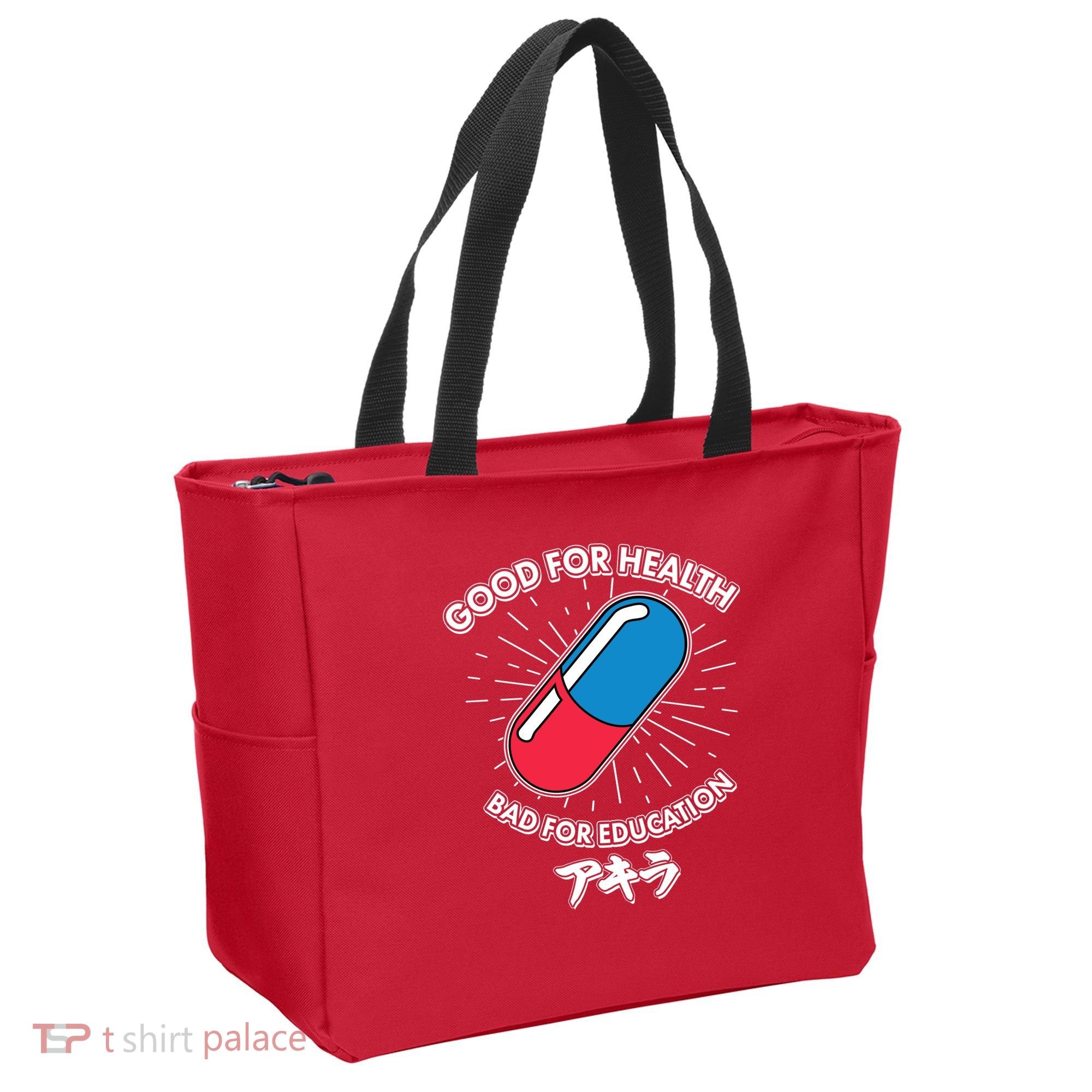 Good For Health Bad For Education Logo Anime Fan Tote Bag