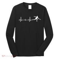 Great Frisbee Heartbeat Gift Ultimate Long Sleeve Shirt thumb 0