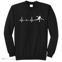 Great Frisbee Heartbeat Gift Ultimate Sweatshirt thumb 0