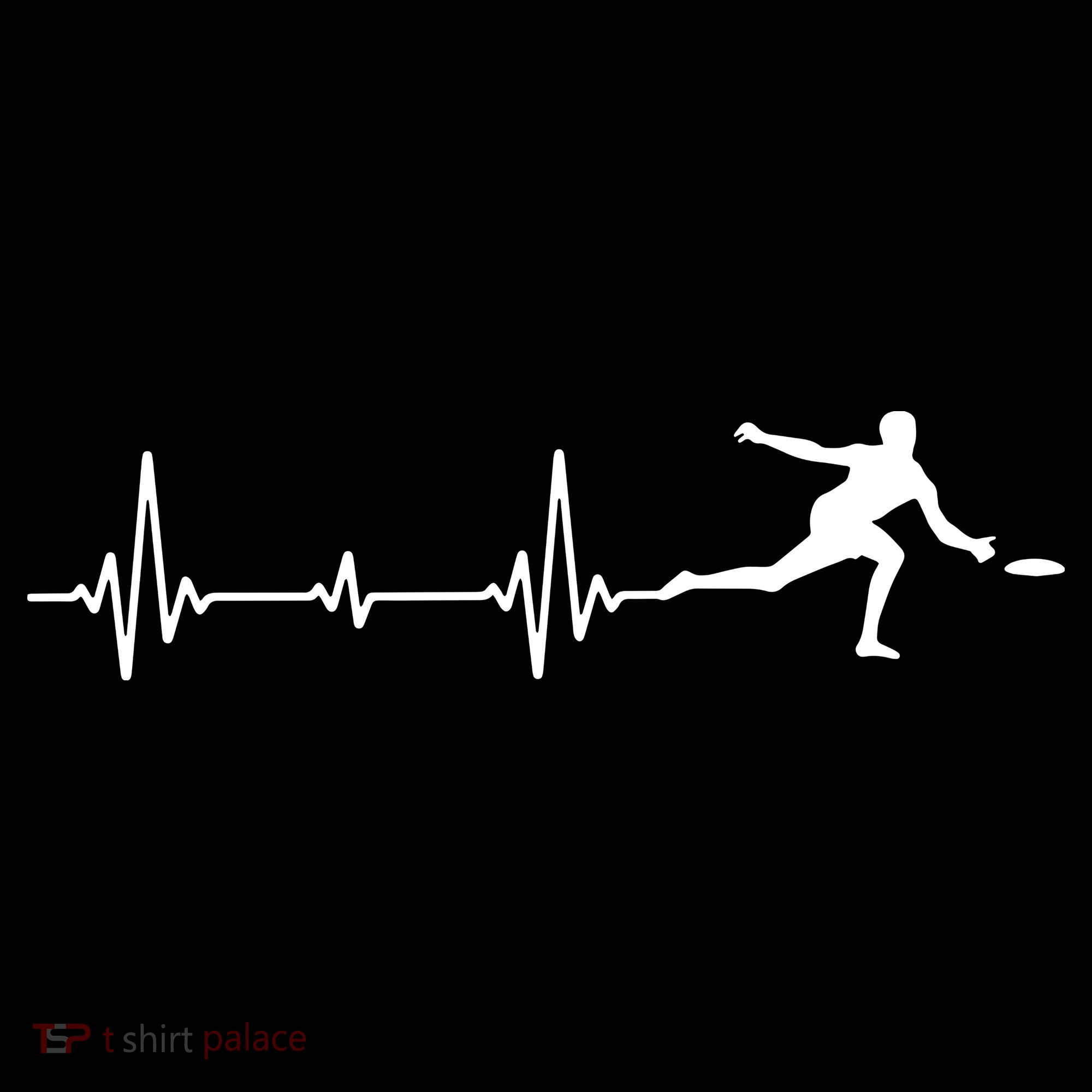 Great Frisbee Heartbeat Gift Ultimate Women's Tank Top