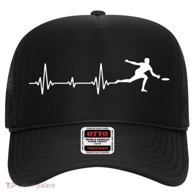 Great Frisbee Heartbeat Gift Ultimate Hat
