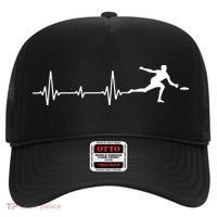 Great Frisbee Heartbeat Gift Ultimate Hat thumb 0