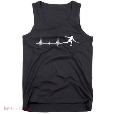 Great Frisbee Heartbeat Gift Ultimate Tank Top