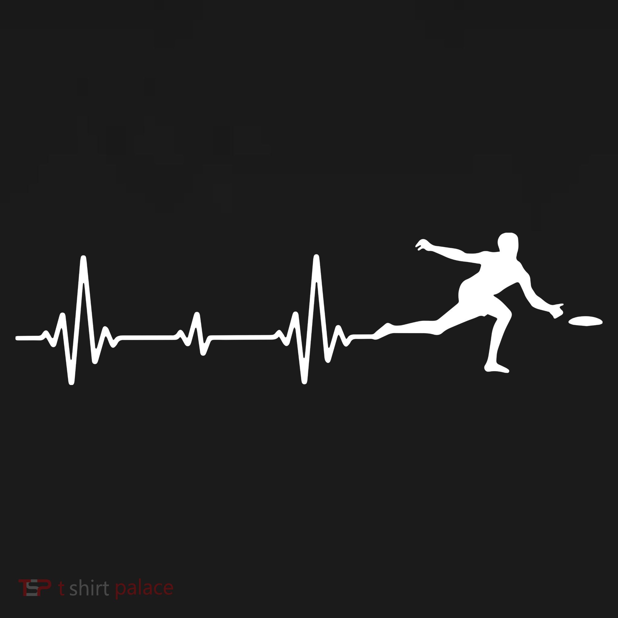 Great Frisbee Heartbeat Gift Ultimate Visor