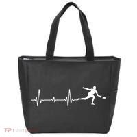 Great Frisbee Heartbeat Gift Ultimate Tote Bag thumb 0