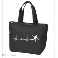 Great Frisbee Heartbeat Gift Ultimate Tote Bag thumb 3