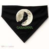 Gabaghoul Funny Hand Moon Halloween USA-Made Doggie Bandana thumb 0