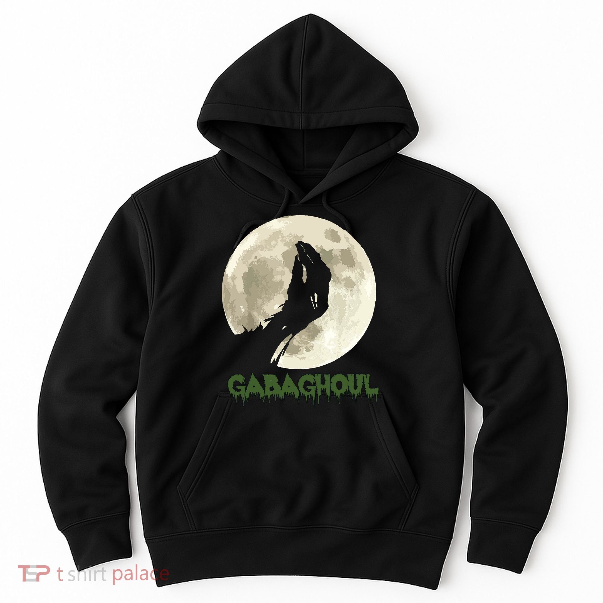 Gabaghoul Funny Hand Moon Halloween Hoodie