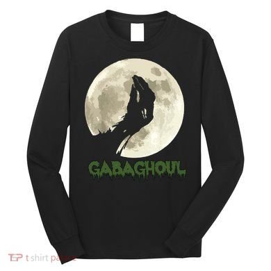 Gabaghoul Funny Hand Moon Halloween Long Sleeve Shirt