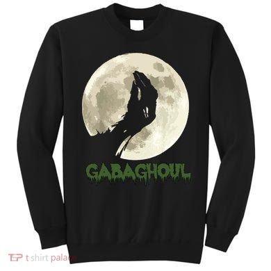 Gabaghoul Funny Hand Moon Halloween Sweatshirt