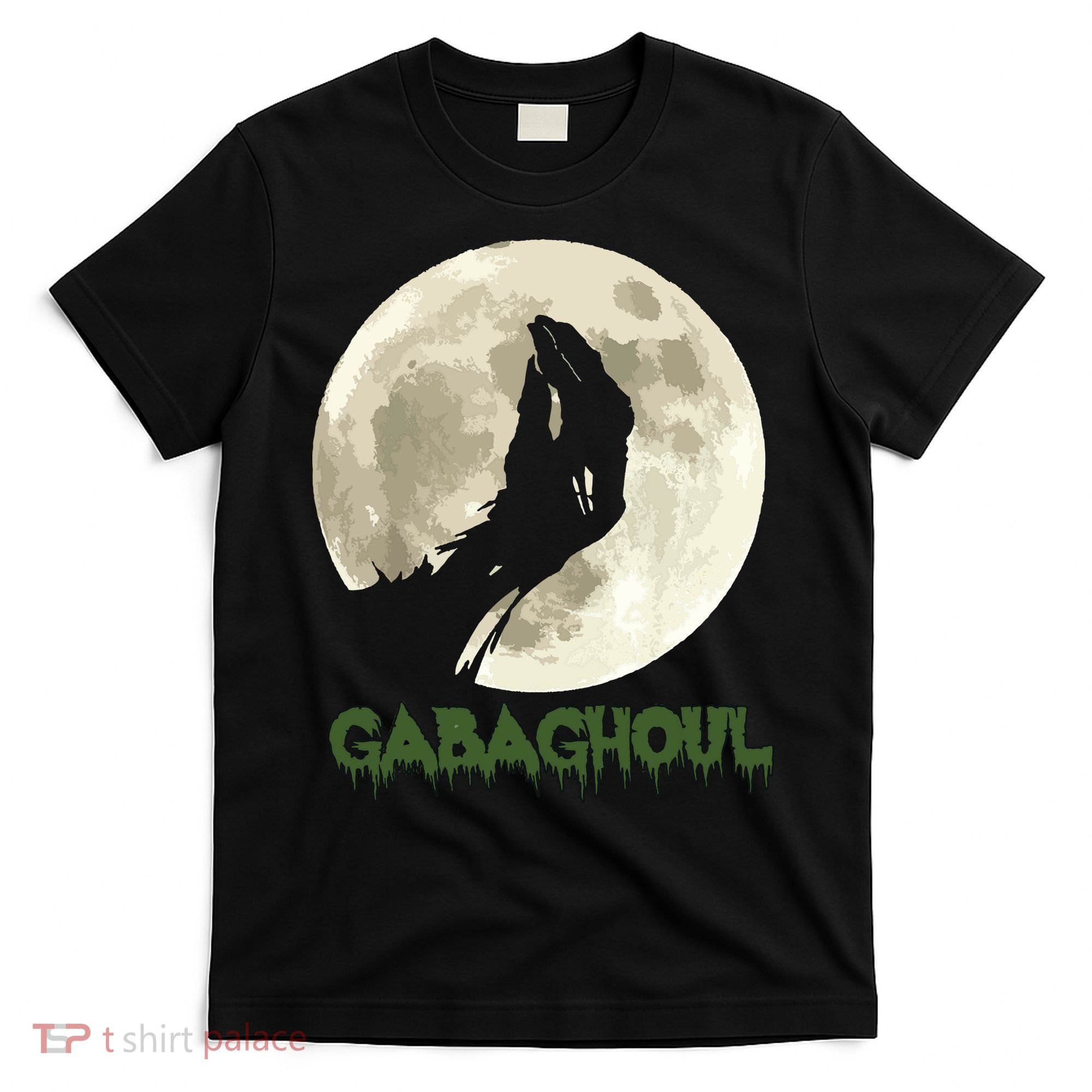 Gabaghoul Funny Hand Moon Halloween T-Shirt