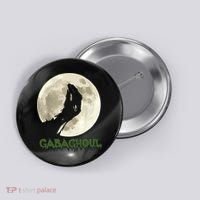 Gabaghoul Funny Hand Moon Halloween Button thumb 0