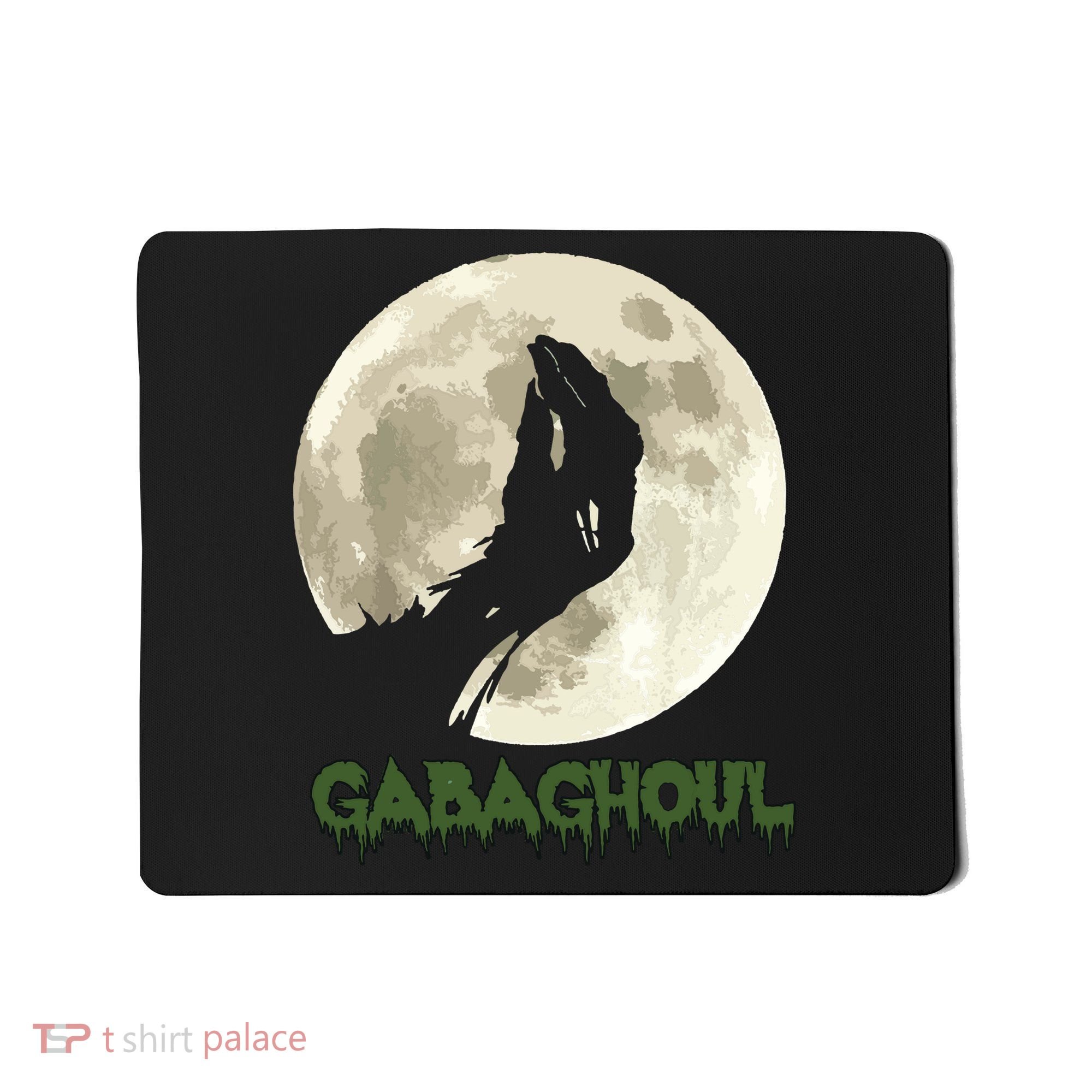Gabaghoul Funny Hand Moon Halloween Mousepad