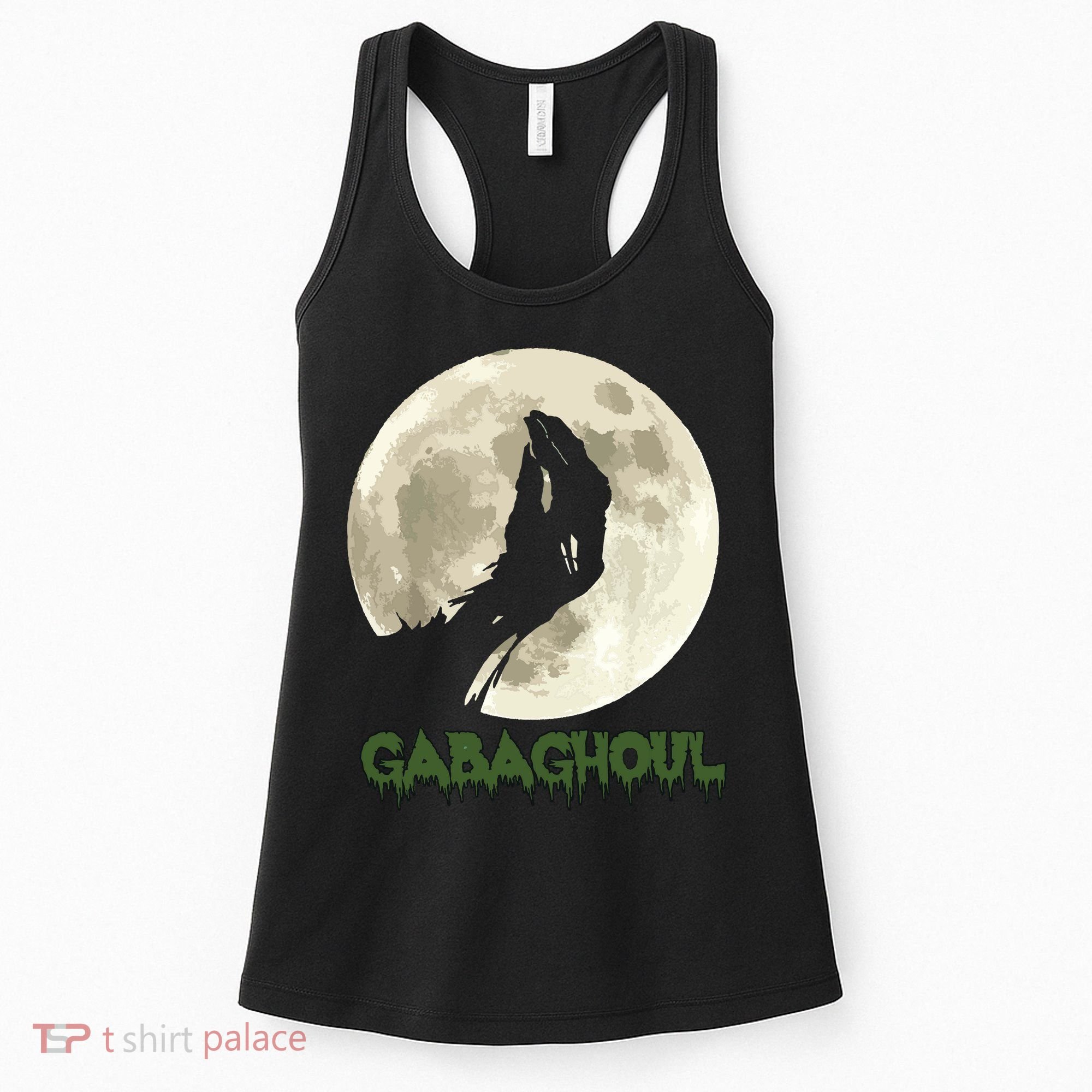 Gabaghoul Funny Hand Moon Halloween Women's Tank Top