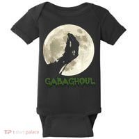 Gabaghoul Funny Hand Moon Halloween Baby Bodysuit thumb 0