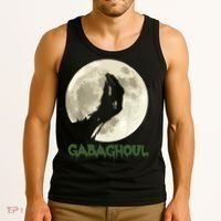 Gabaghoul Funny Hand Moon Halloween Tank Top thumb 3