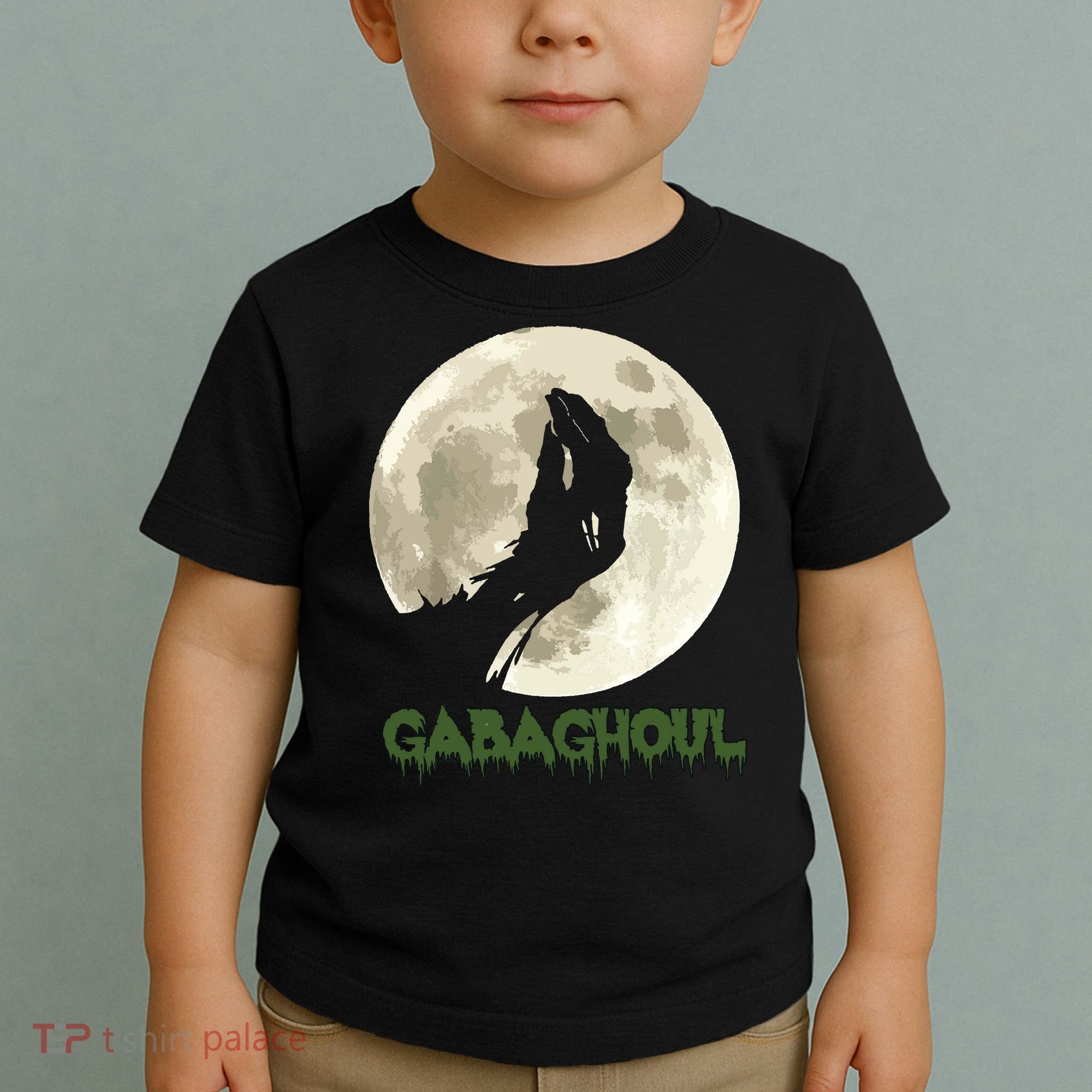 Gabaghoul Funny Hand Moon Halloween Toddler T-Shirt