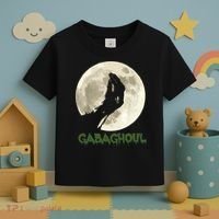 Gabaghoul Funny Hand Moon Halloween Toddler T-Shirt thumb 3