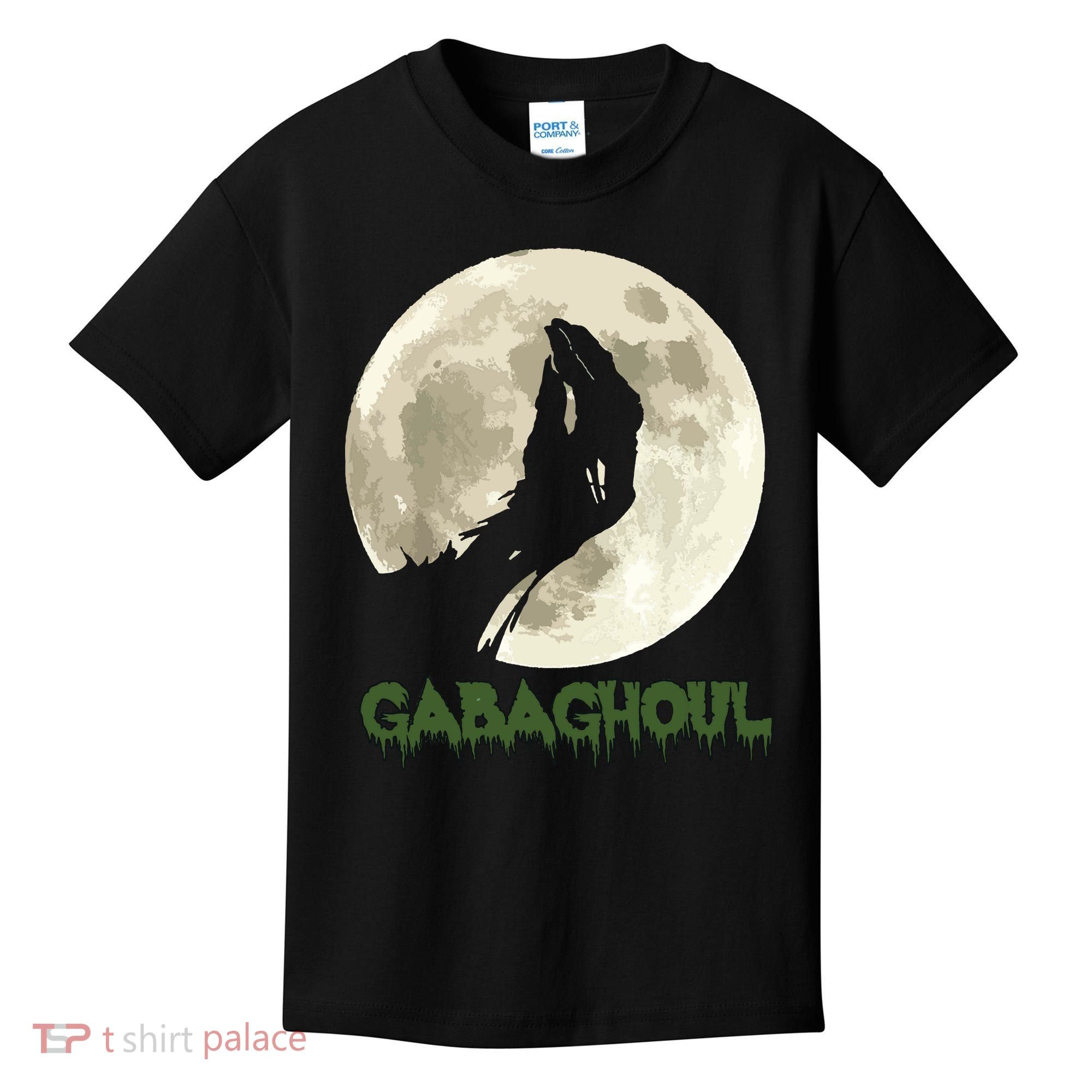 Gabaghoul Funny Hand Moon Halloween Kids T-Shirt