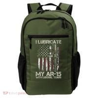 Gun Flag I Lubricate My Ar15 With Liberal Tears (On Back) Backpack thumb 0