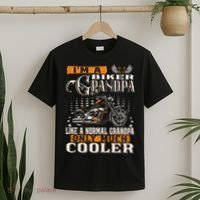 Gentlemen Funny Im A Biker Grandpa Saying Motorcycle T-Shirt thumb 2
