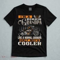 Gentlemen Funny Im A Biker Grandpa Saying Motorcycle T-Shirt thumb 5