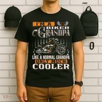 Gentlemen Funny Im A Biker Grandpa Saying Motorcycle T-Shirt thumb 6
