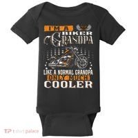 Gentlemen Funny Im A Biker Grandpa Saying Motorcycle Baby Bodysuit thumb 0