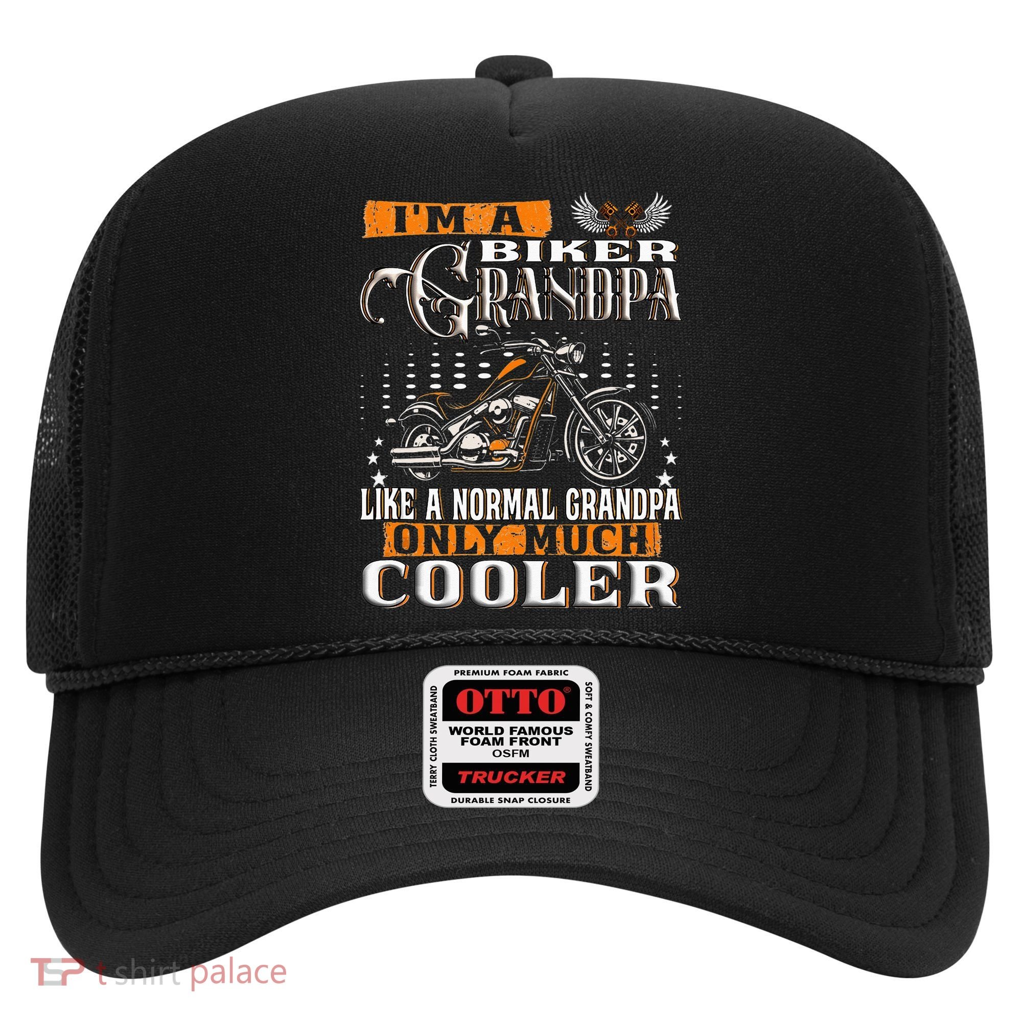 Gentlemen Funny Im A Biker Grandpa Saying Motorcycle Hat