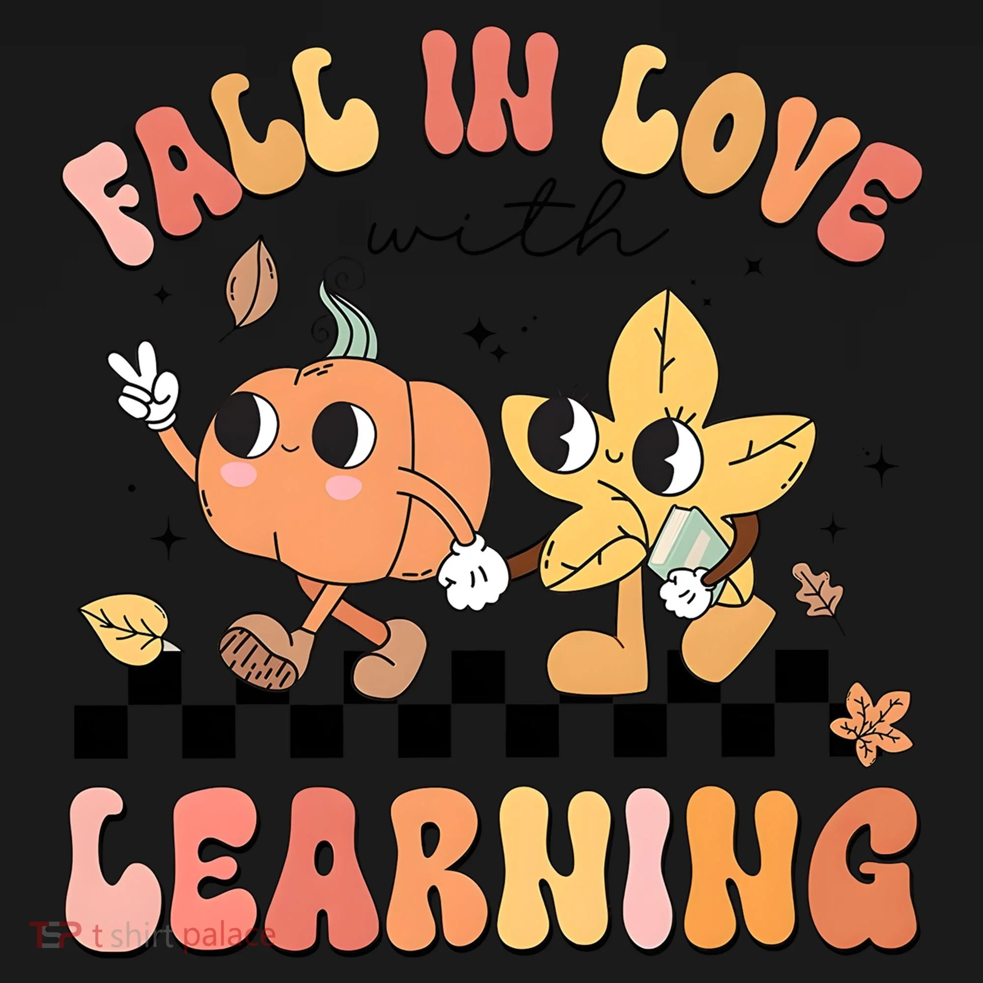 Groovy Fall In Love With Learning Autumn Coaster