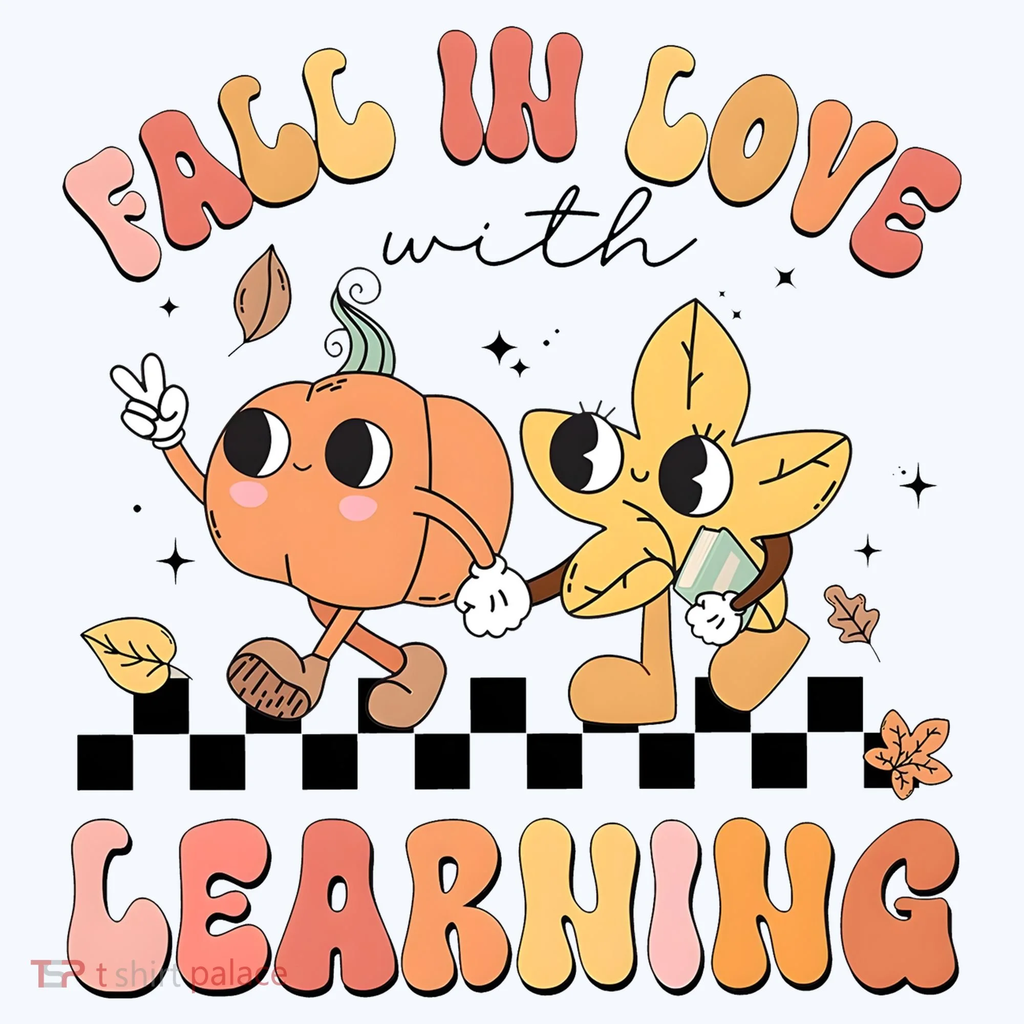 Groovy Fall In Love With Learning Autumn Coffee Mug