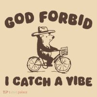 God Forbid I Catch A Vibe Tote Bag thumb 4