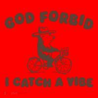 God Forbid I Catch A Vibe Santa Hat thumb 1