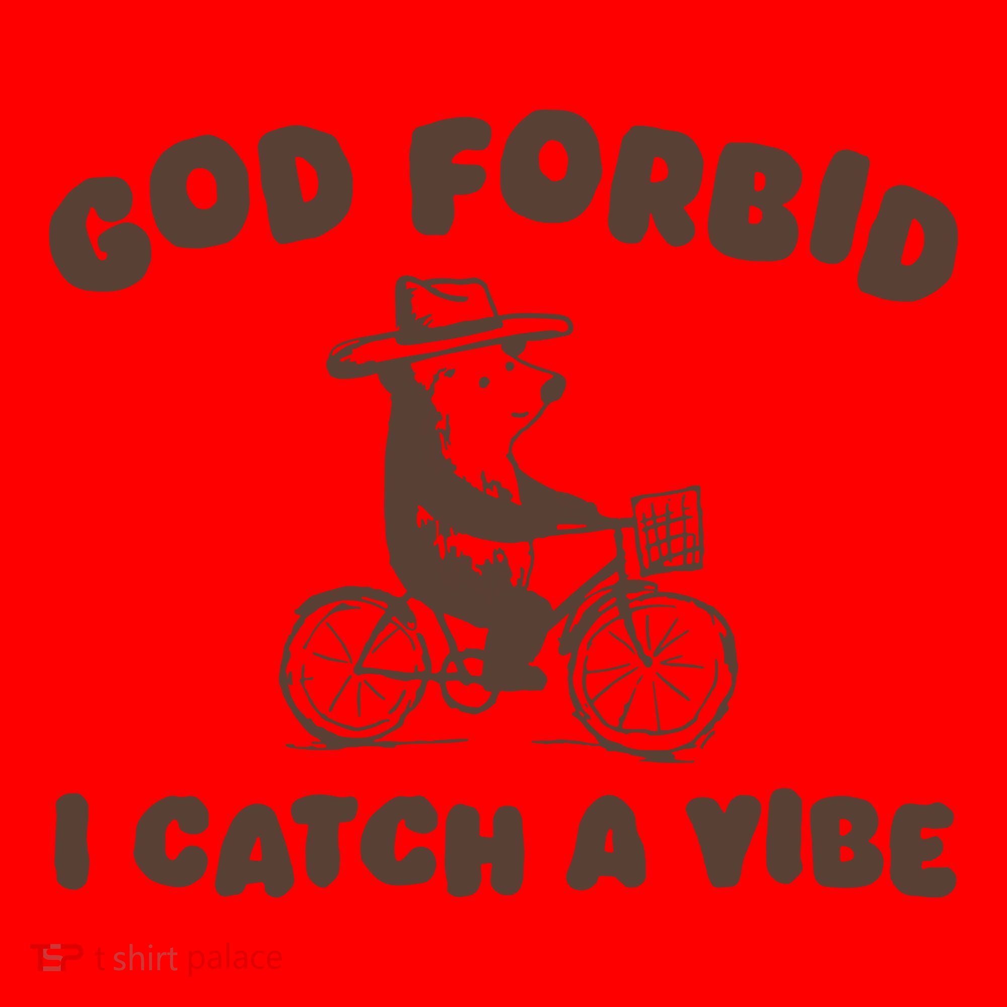 God Forbid I Catch A Vibe Santa Hat