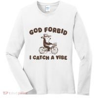 God Forbid I Catch A Vibe Women's Long Sleeve Shirt thumb 0