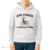God Forbid I Catch A Vibe Kids Hoodie thumb 4